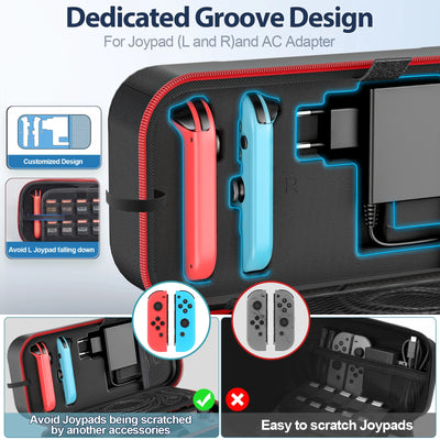 OIVO Large Storage Bag for Nintendo Switch Protection - Smarsty