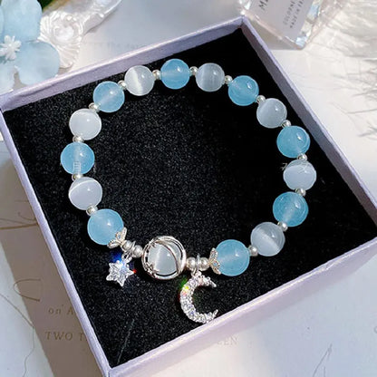 Starry Cat's Eye Stone Bracelet for Women - Smarsty