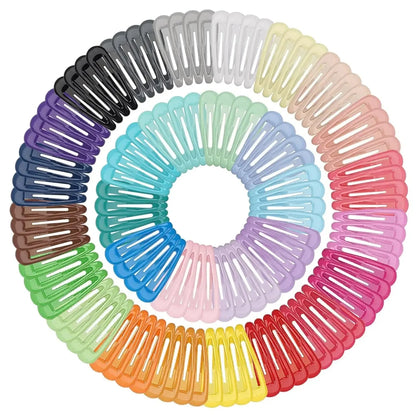 50Pcs No Slip Metal Hair Clips for Girls - Smarsty