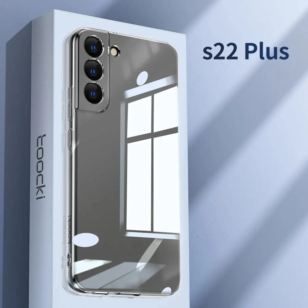 Clear TPU Phone Case For S21 S22 S23 S24 Dustproof - Smarsty