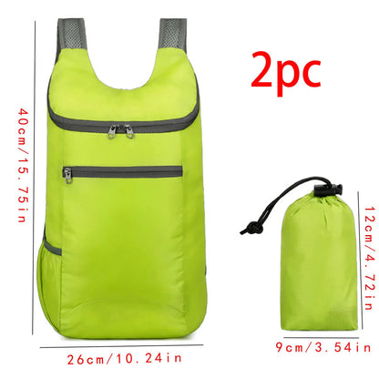 1pc Weekend Travel Bag, Foldable Waterproof Tear-resistant Lightweight Backpack, Large Capacity Travel Business Backpack, Sports - Smarsty