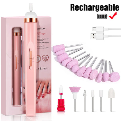 Portable Electric Nail File with 4 Speed Options - Smarsty