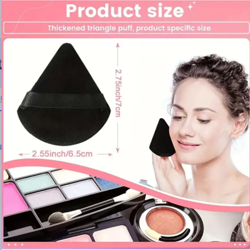 10Pcs Soft Triangle Powder Puff for Flawless Makeup - Smarsty