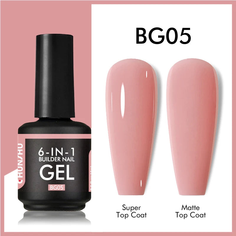 Chunshu 6 In 1 Builder UV Gel Polish 15ML - Smarsty