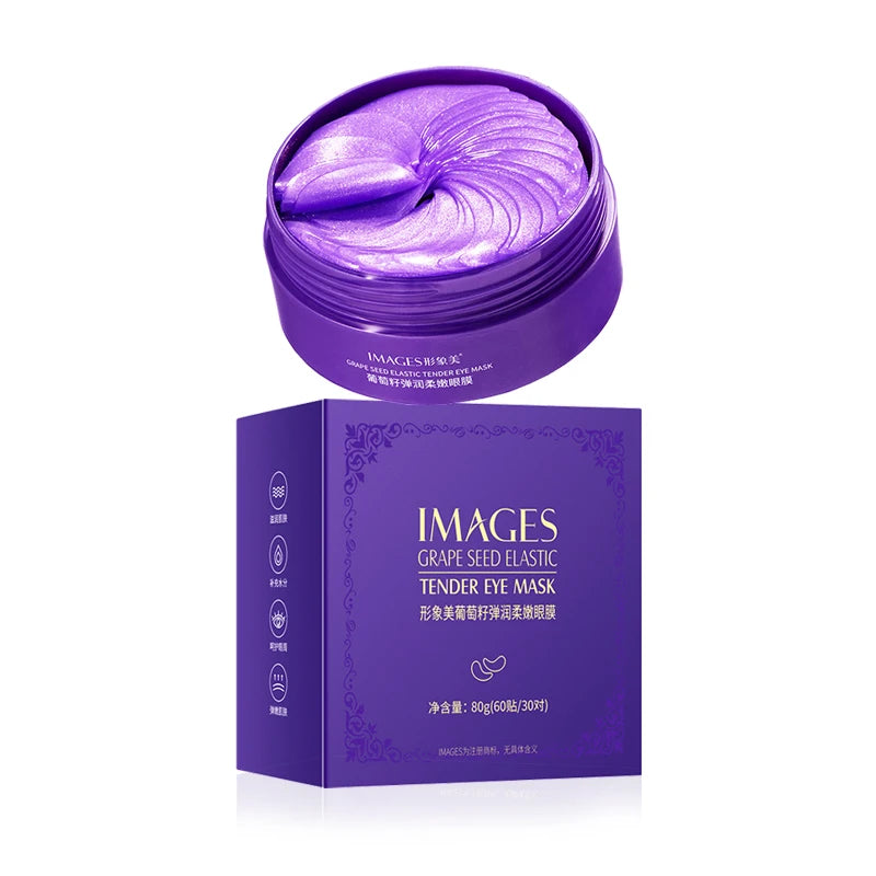 Grape Moisturizing Eye Masks for Dark Circles and Puffiness - Smarsty