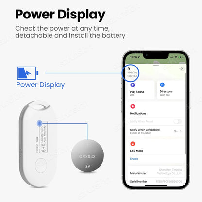 Mini GPS Tracker with Bluetooth Range for Easy Item Location - Smarsty