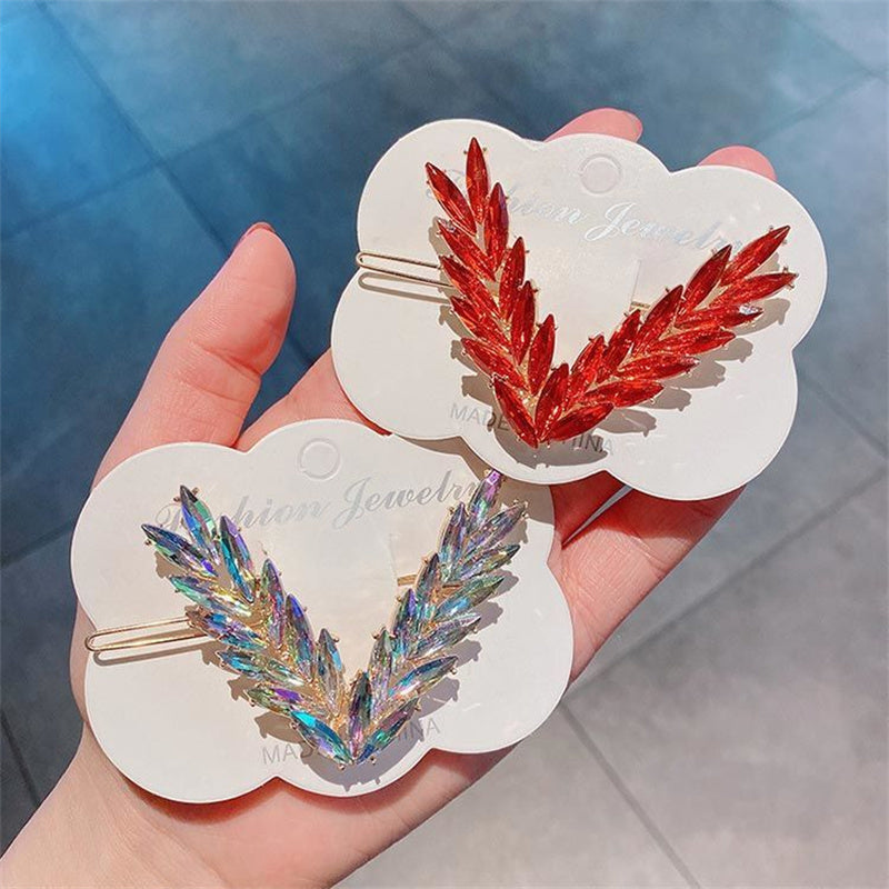 Luxury Crystal Hair Clip for Women with V Shape Design - Smarsty