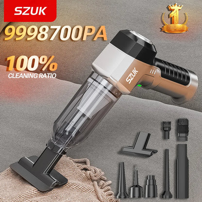 Cordless Car Vacuum Cleaner With Strong Suction Portable - Smarsty