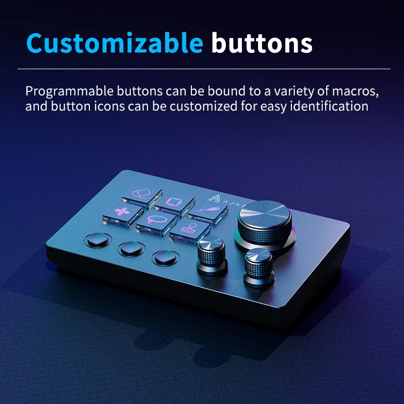 Programmable Macro Keyboard With 12 Keys For Gaming