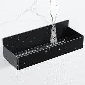 Strong Magnetic Shelves 2 Layers Black White Storage Rack Kitchen Plastic Spice Seasoning Organizer for Refrigerator Microwaves by Smarsty