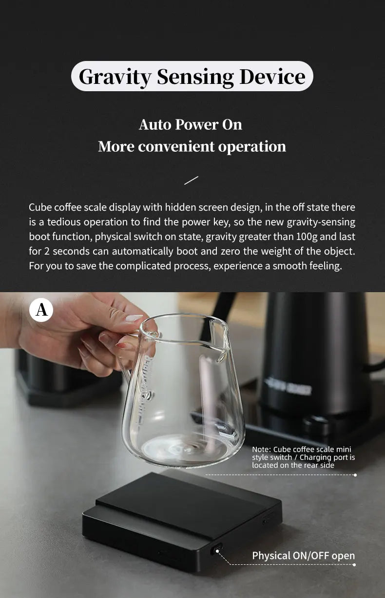 High Precision Digital Coffee Scale with LED Display - Smarsty