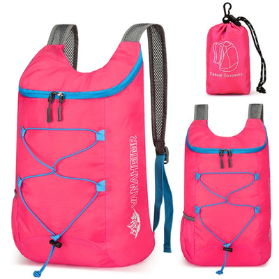 10L Foldable Portable Backpack Splashproof Folding Mountaineering Bag Ultralight Travel Daypack Bag Sports Daypack for Men Women - Smarsty