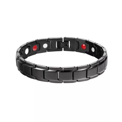 Men's Magnetic Bracelet Adjustable Zinc Alloy Energy Therapy - Smarsty
