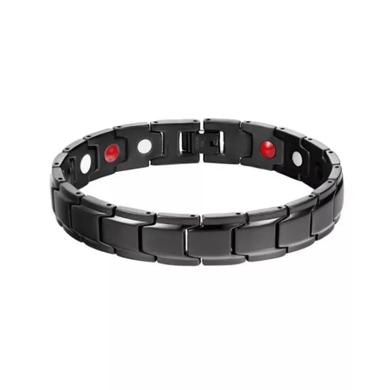 Men's Magnetic Bracelet Adjustable Zinc Alloy Energy Therapy - Smarsty