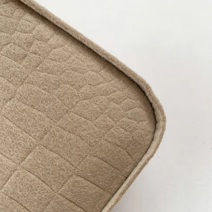 Felt Shoulder Bag For Women Crescent Saddle Purse Design - Smarsty