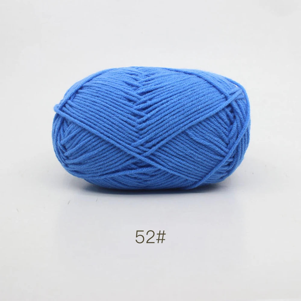 Soft Milk Cotton Yarn for Hand Knitting Projects - Smarsty