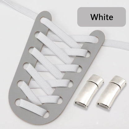 NEW NoTie Shoelaces Magnetic Shoe Laces Clip Flat Elastic Stretch Laces Sneakers Woman Men Children Casual Shoelace for AJ AF1