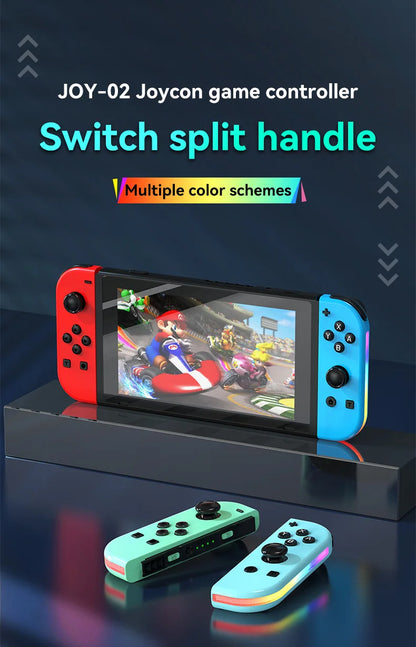 BT 5.2 RGB LED Joy Controller for Nintendo Switch - Smarsty