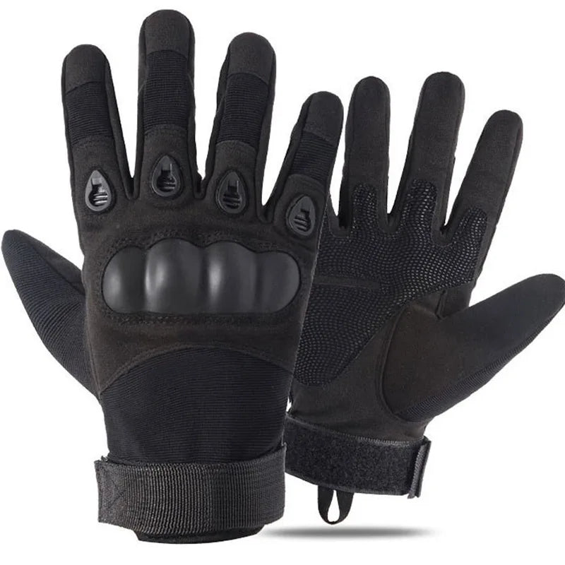 Tactical Hard Knuckle Fingerless Gloves for Combat - Smarsty