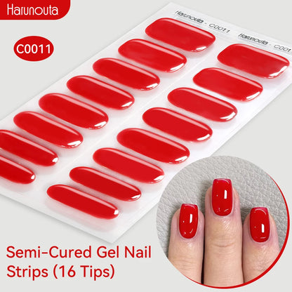 Gradient Auroras Gel Nail Strips for Easy DIY Manicure - Smarsty