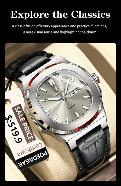 Luxury Luminous Waterproof Watch For Men - Smarsty