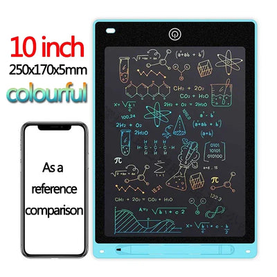 10/12/inch LCD Writing Tablet Drawing Board Kids Graffiti Sketchpad Toys Handwriting Blackboard Magic Drawing Board Kid Toy Gift - Smarsty