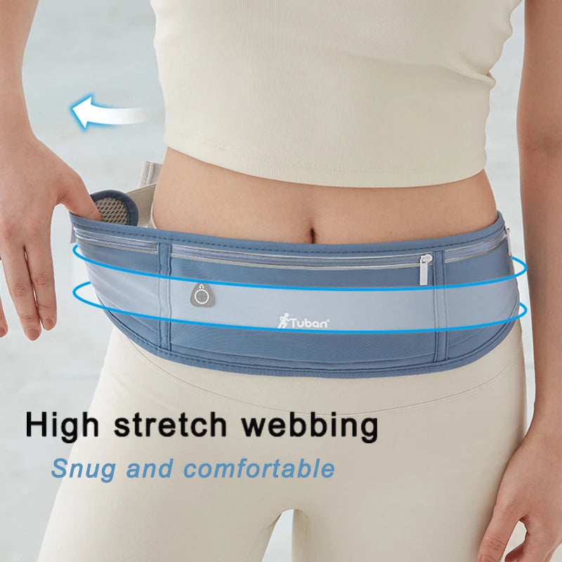 Unisex Running Belt Fanny Pack With Phone Pocket Secure - Smarsty