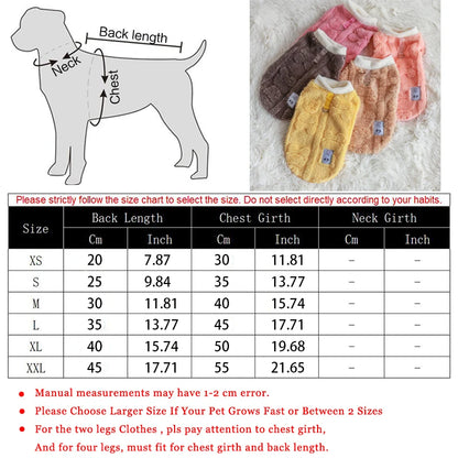 Soft Fleece Dog Sweater for Winter Warmth - Smarsty