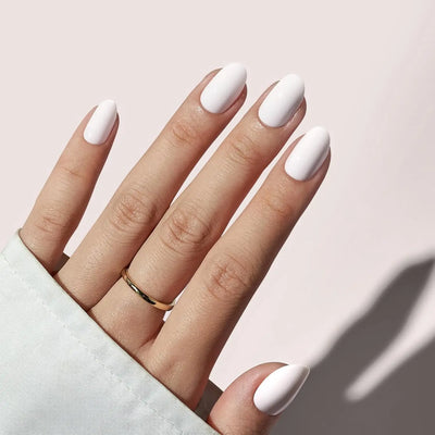 Short Square Wine Red Press On Nails Set - Smarsty