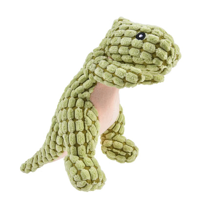 Interactive Plush Dinosaur Chew Toys for Small Dogs - Smarsty