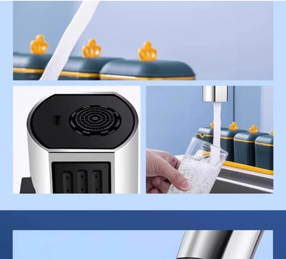 Universal Swivel Faucet with Three-Mode Splash Proof Nozzle - Smarsty