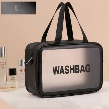 Transparent PVC Cosmetic Bag Waterproof With Large Capacity - Smarsty