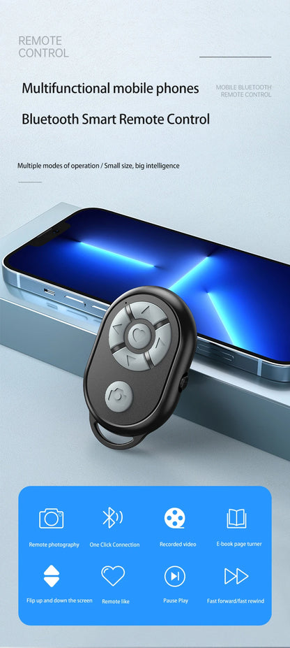Bluetooth Selfie Stick Remote for iPhone and Android - Smarsty