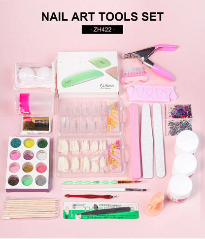 Acrylic Powder and Liquid Monomer Nail Art Kit - Smarsty