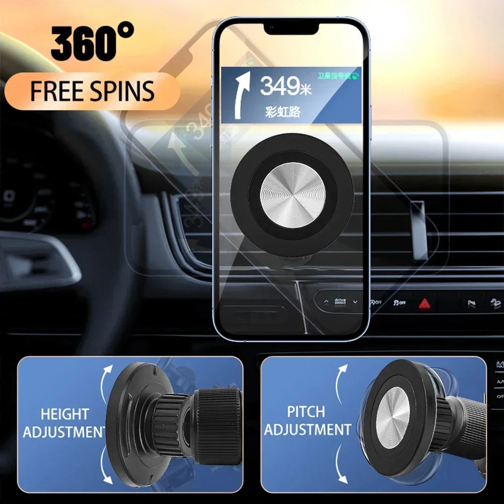 MagSafe Car Mount Universal Magnetic Phone Holder Secure - Smarsty