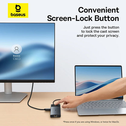 Usb C Hub 8K Hdmi Expansion For Multiscreen And Peripherals