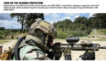 Active Helmet Mounted Earmuffs For Shooting Electronic Hearing Protection Ear Protect Noise Reduction Active Hunting Headphone