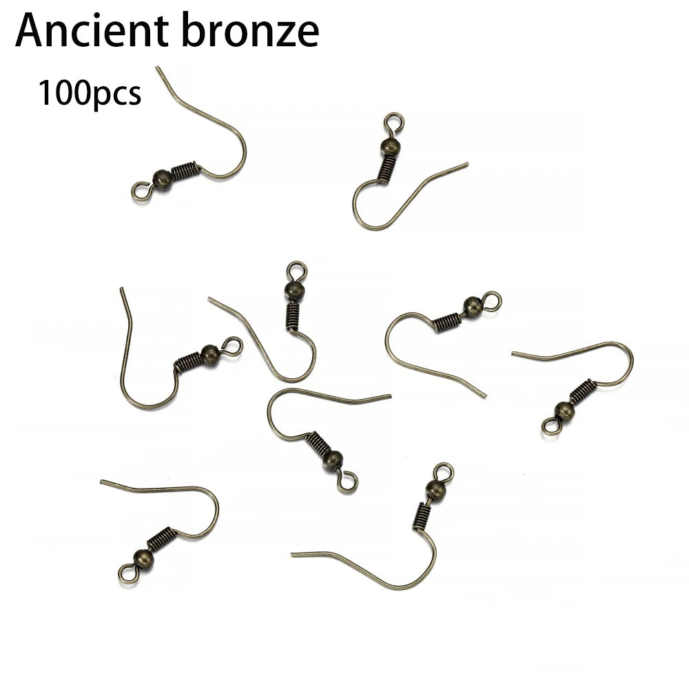 300Pc Hypoallergenic Earring Hooks Mix Color DIY Kit - Smarsty