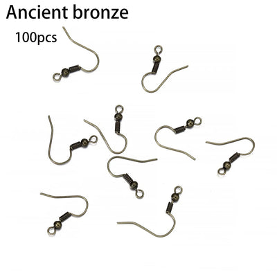 300Pc Hypoallergenic Earring Hooks Mix Color DIY Kit - Smarsty