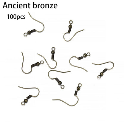 300Pc Hypoallergenic Earring Hooks Mix Color DIY Kit - Smarsty