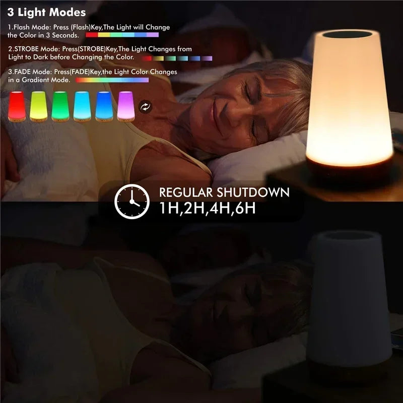 Color Changing Dimmable Night Light with Remote Control - Smarsty