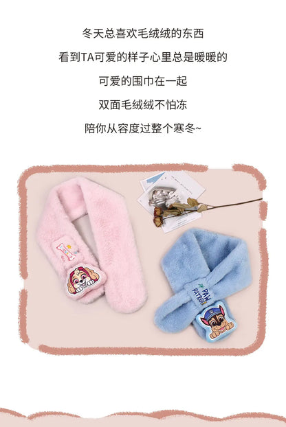 Kids Winter Hat Glove Set Scarf Cartoon Rescue Dogs - Smarsty