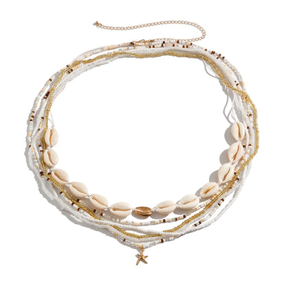 Boho Starfish Pendant Belly Chain for Women - Smarsty
