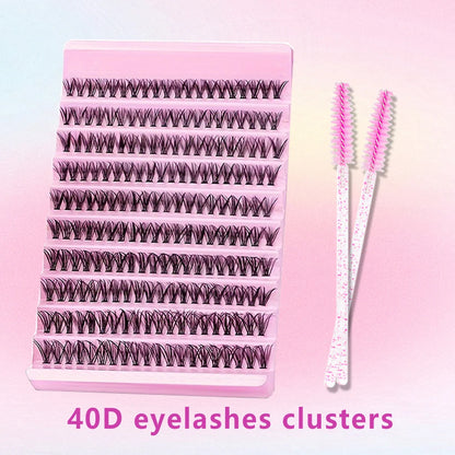 DIY Eyelash Extension Kit with 200 Individual Clusters - Smarsty