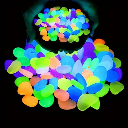 Glow in the Dark Garden Pebbles for Beautiful Outdoor Decor - Smarsty
