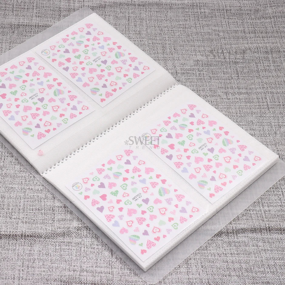 Nail Art Stickers Storage Book for Easy Organization - Smarsty