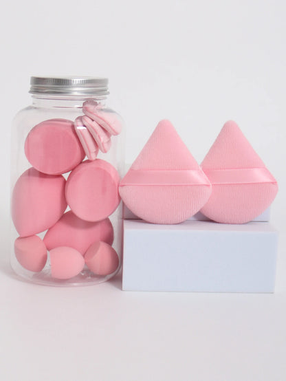 12Pcs Latex-Free Makeup Sponge Set for Flawless Application - Smarsty