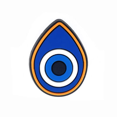Evil Eye Shoe Charms for Crocs Accessories Blue Eyeball Monster Badge Women Buckle Kids Pins Decoration Jeans Shoes Accessories - Smarsty