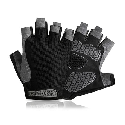 Breathable Fingerless Gym Gloves For Fitness Training - Smarsty