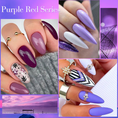 Fluorescent Gel Nail Polish Set for Long-Lasting Manicure - Smarsty
